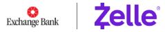 Bank and Zelle Logos